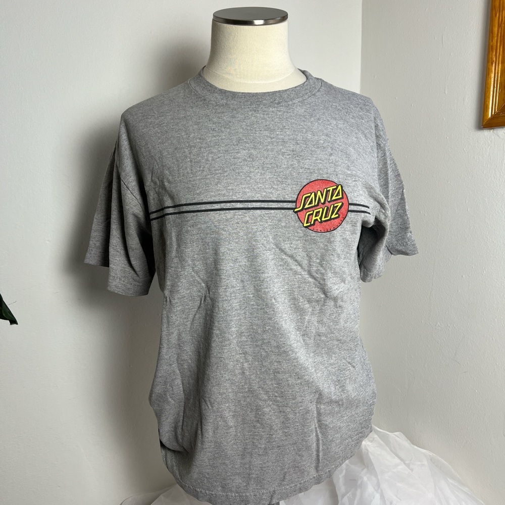 Santa Cruz Skateboards Gray Short Sleeve Tee